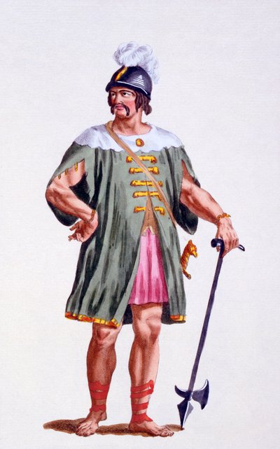 Soldier of Denmark, 1780 by Pierre Duflos